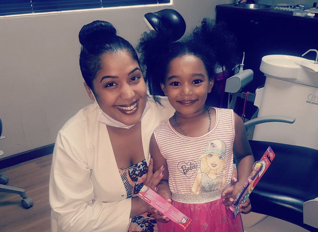 Dentico's Dr Hendricks with Skylar May